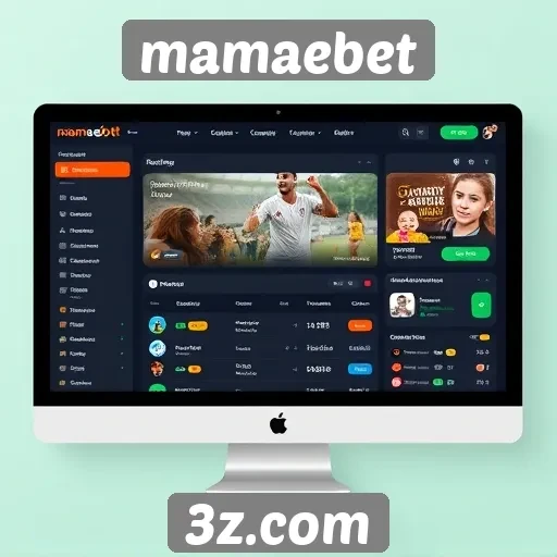 interface do mamaebet é intuitiva e acessível